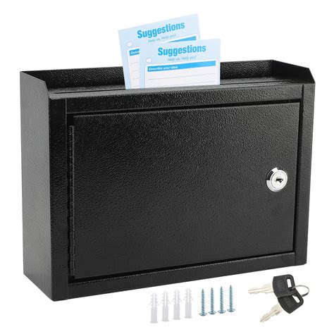 lockable metal ballot box|wall mounted ballot box.